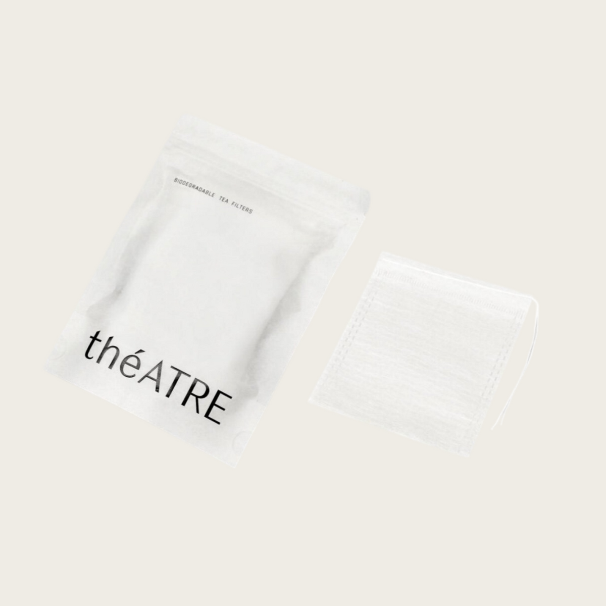 30-Pack Disposable Corn Fiber Tea Filter Bags