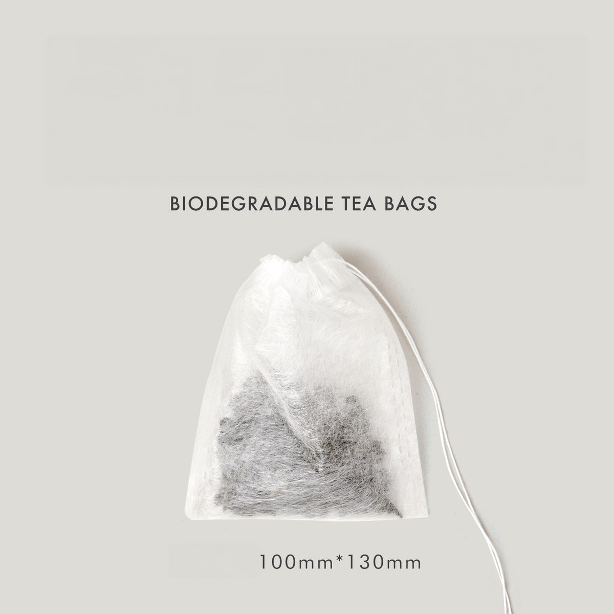30-Pack Disposable Corn Fiber Tea Filter Bags
