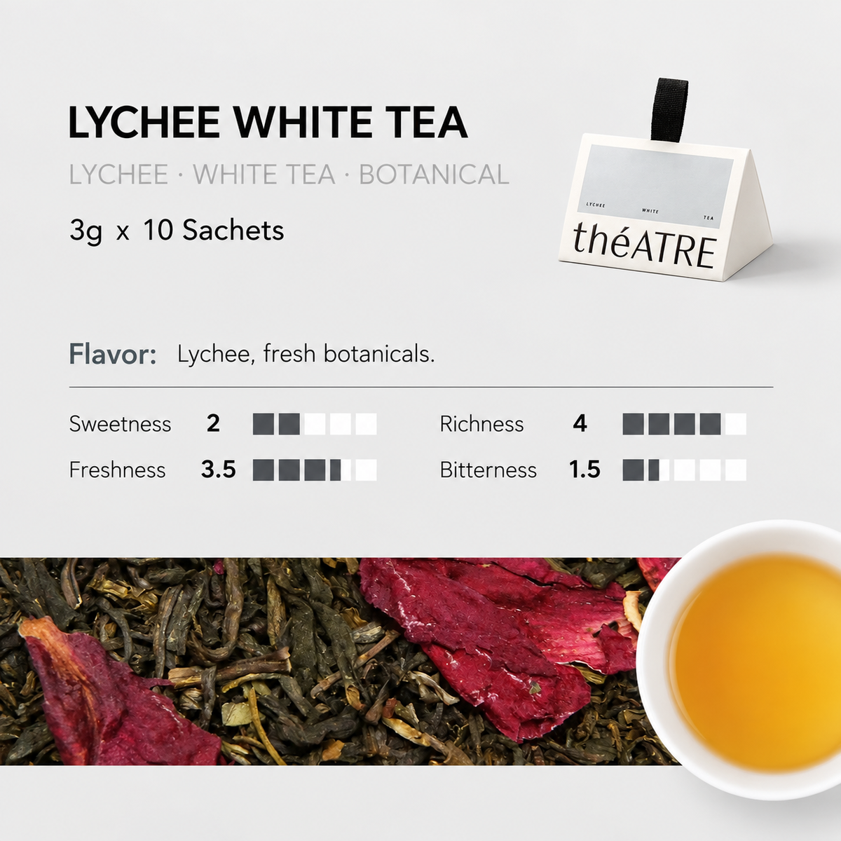 Lychee White Tea Bags